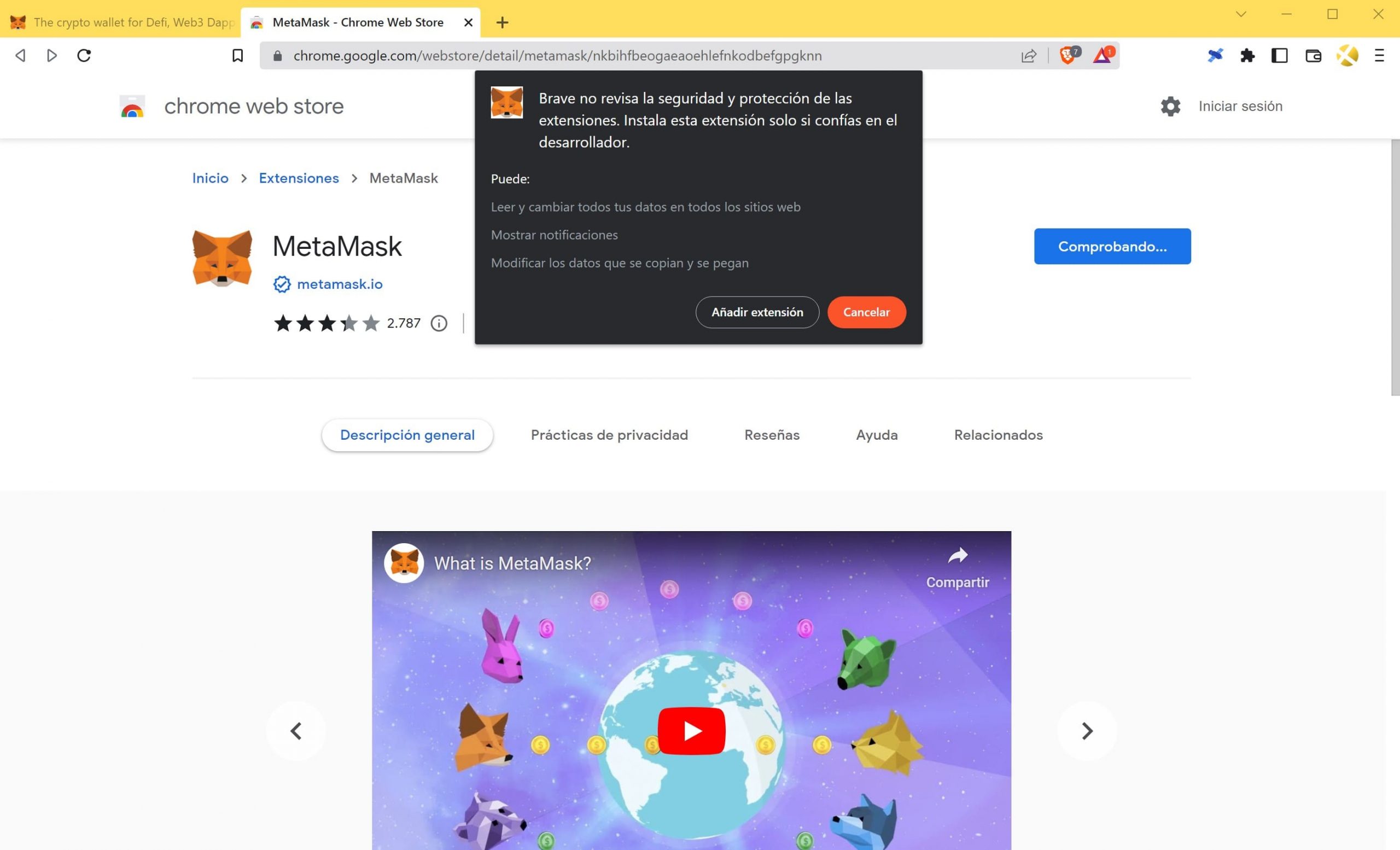 Explorando las funciones avanzadas de Metamask