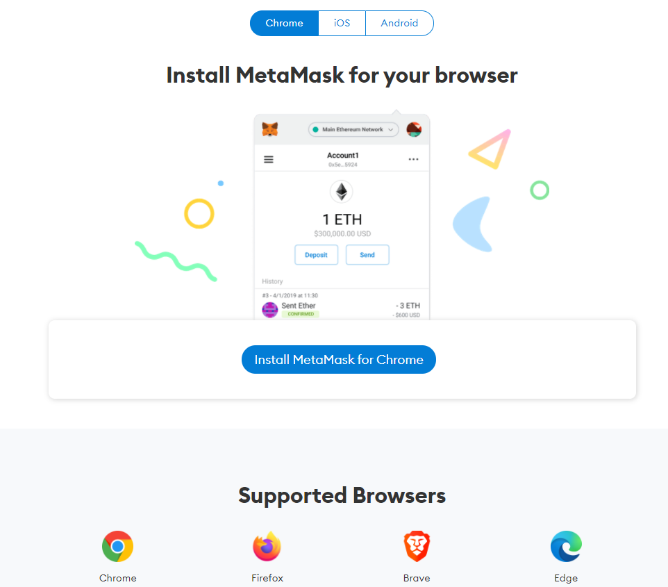 Utilizando MetaMask en España